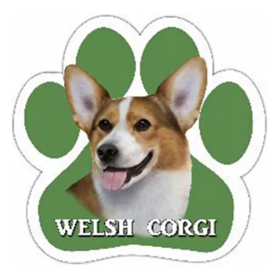 Product E&S Pets Welsh Corgi Paw Shaped Car Magnet