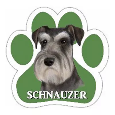 Product E&S Pets Schnauzer Paw Shaped Car Magnet