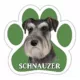 Product E&S Pets Schnauzer Paw Shaped Car Magnet