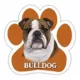 Product E&S Pets Bulldog Paw Shaped Car Magnet