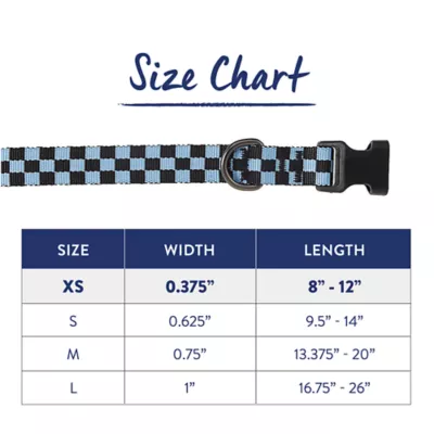 Product Top Paw® Checkered Dog Collar