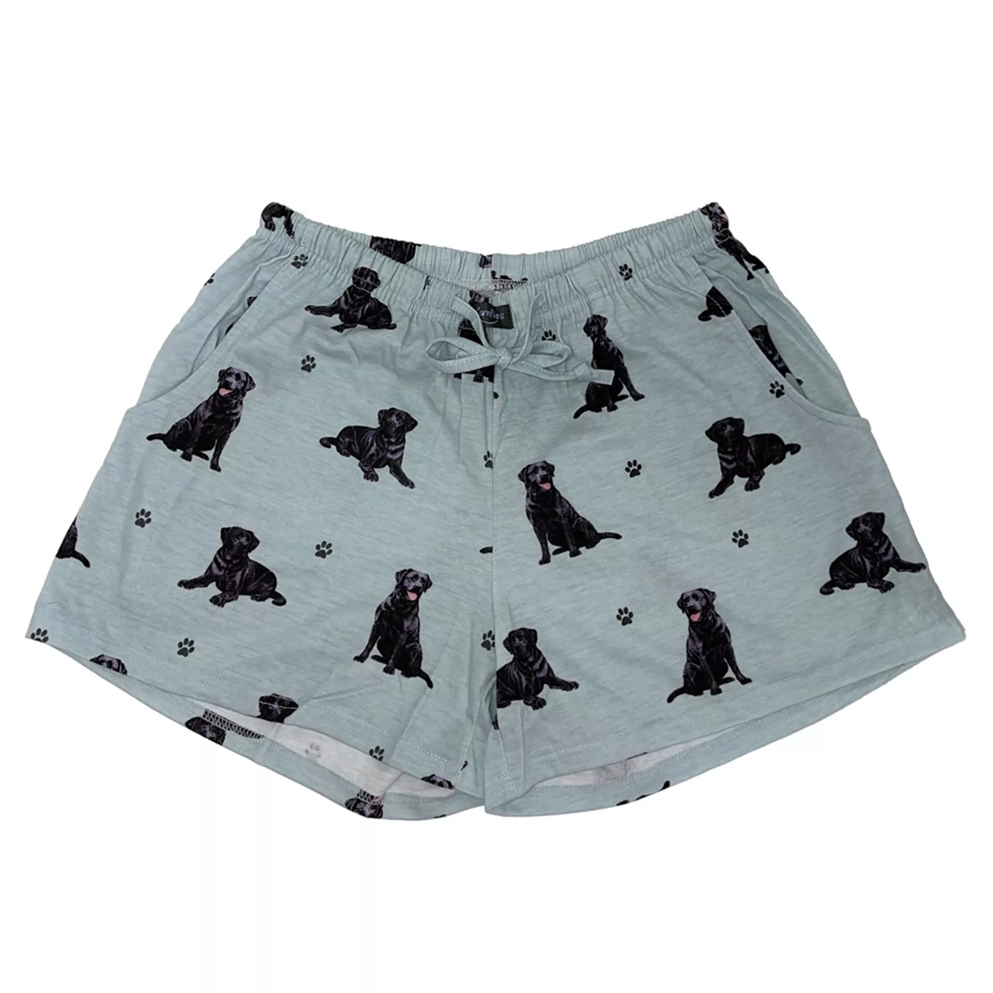 E&S Pets Black Labrador Shorts for People