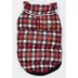 Hip Doggie Red Gingham Flex-Fit Reversible Dog Coat image thumbnail 2