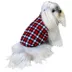 Hip Doggie Red Gingham Flex-Fit Reversible Dog Coat image thumbnail 6