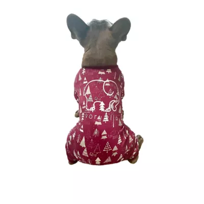 Product Hip Doggie Ivory Ella Winter Wonderland Dog Pajamas