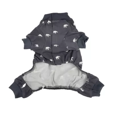 Hip Doggie Ivory Ella Elephant Print Dog Pajamas - Image 2