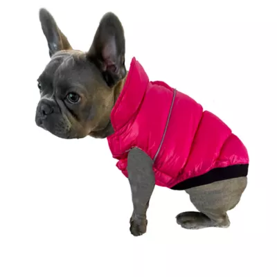 Hip Doggie Pink Plaid Flex-Fit Reversible Dog Coat - Image 5