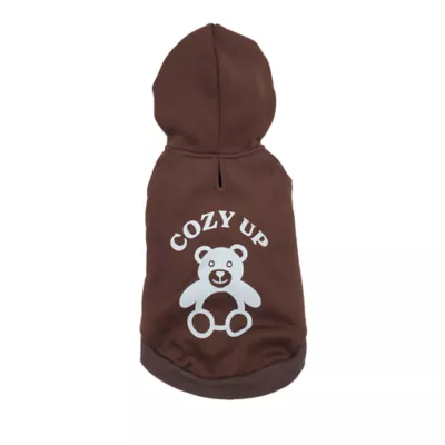 Product Hip Doggie Ivory Ella Cozy Up Dog Hoodie