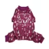 Hip Doggie Ivory Ella Winter Wonderland Dog Pajamas image thumbnail 1