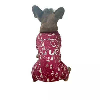 Hip Doggie Ivory Ella Winter Wonderland Dog Pajamas - Image 3