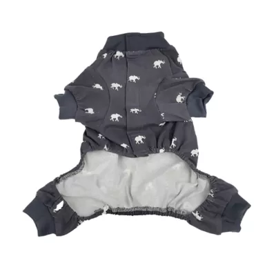 Hip Doggie Ivory Ella Elephant Print Dog Pajamas - Image 2