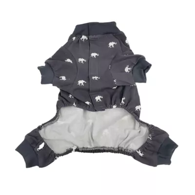 Hip Doggie Ivory Ella Elephant Print Dog Pajamas - Image 2