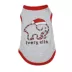 Hip Doggie Ivory Ella Holiday Santa Dog Tee image thumbnail 1