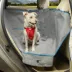 Kurgo® Heather Half Dog Hammock Half Car Seat Cover - Water-Resistant - 27.5" Wide - Heather Grey image thumbnail 1