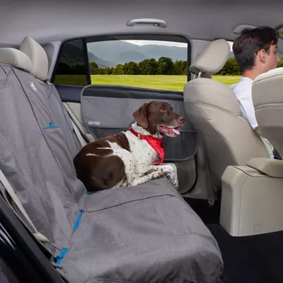 Product Kurgo® Car Door Dog Cover - Waterproof Guard - Adjustable - Quick Installation - Charcoal Grey