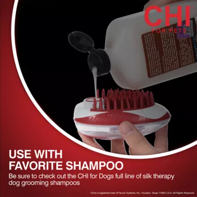 CHI® Soap Dispensing Palm Dog Brush for Easy Bathing - Image 10