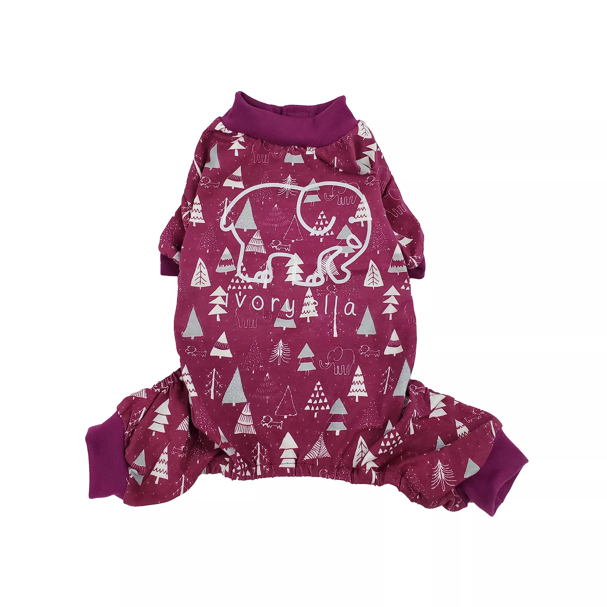 Hip Doggie Ivory Ella Winter Wonderland Dog Pajamas