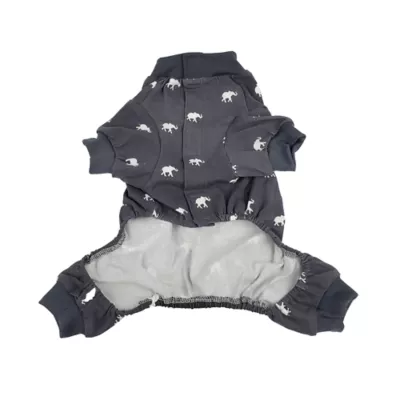 Hip Doggie Ivory Ella Elephant Print Dog Pajamas - Image 2