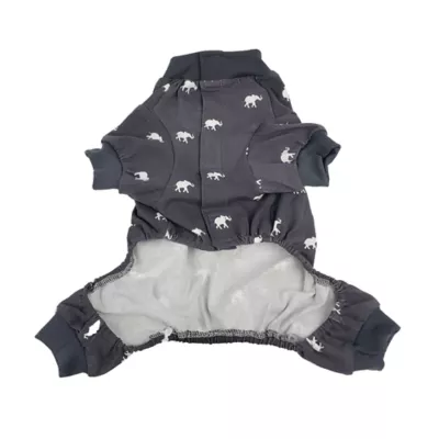 Product Hip Doggie Ivory Ella Elephant Print Dog Pajamas