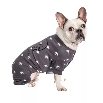 Product Hip Doggie Ivory Ella Elephant Print Dog Pajamas