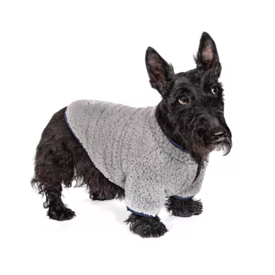 Hip Doggie Ivory Ella Sherpa Half-Zip Dog Shirt - Image 3