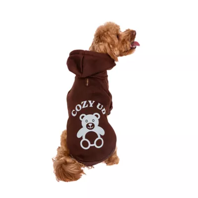 Product Hip Doggie Ivory Ella Cozy Up Dog Hoodie