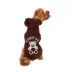 Hip Doggie Ivory Ella Cozy Up Dog Hoodie image thumbnail 3