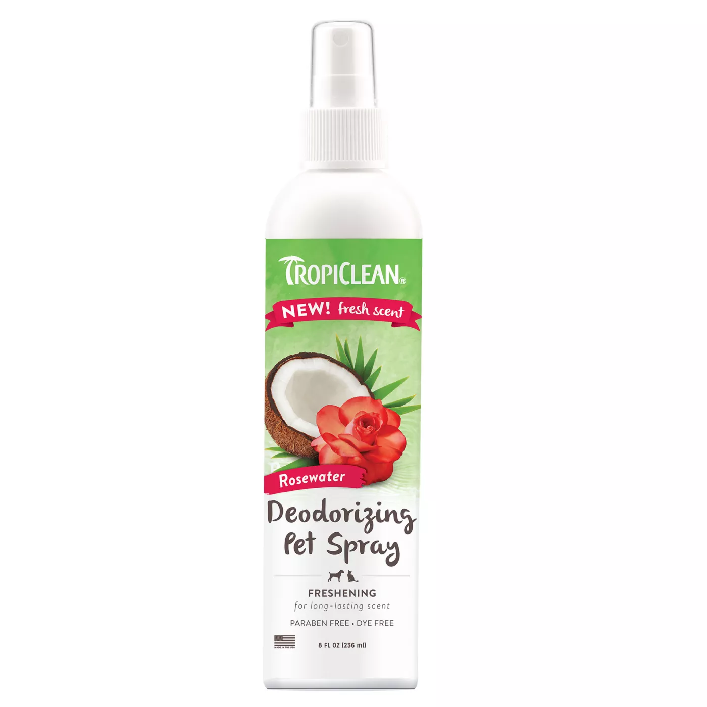 Product TropiClean® Rosewater Deodorizing Spray