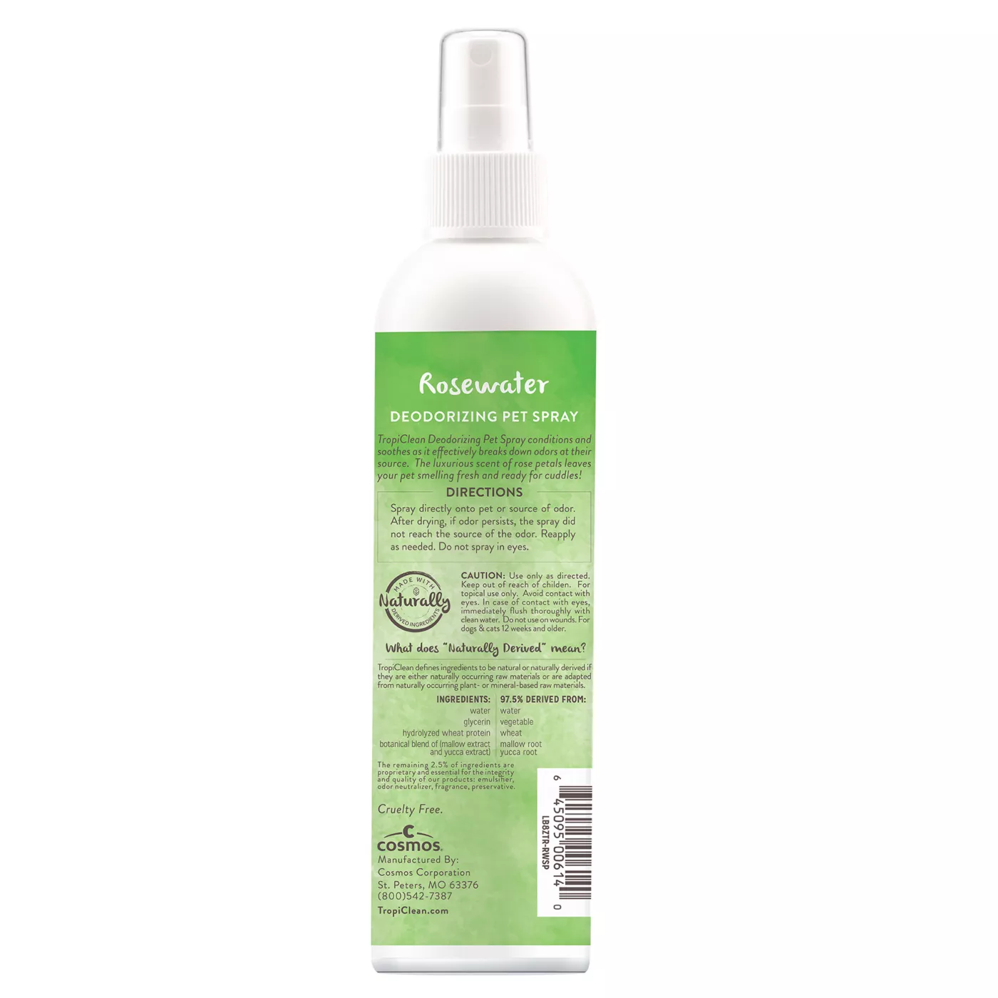 Product TropiClean® Rosewater Deodorizing Spray