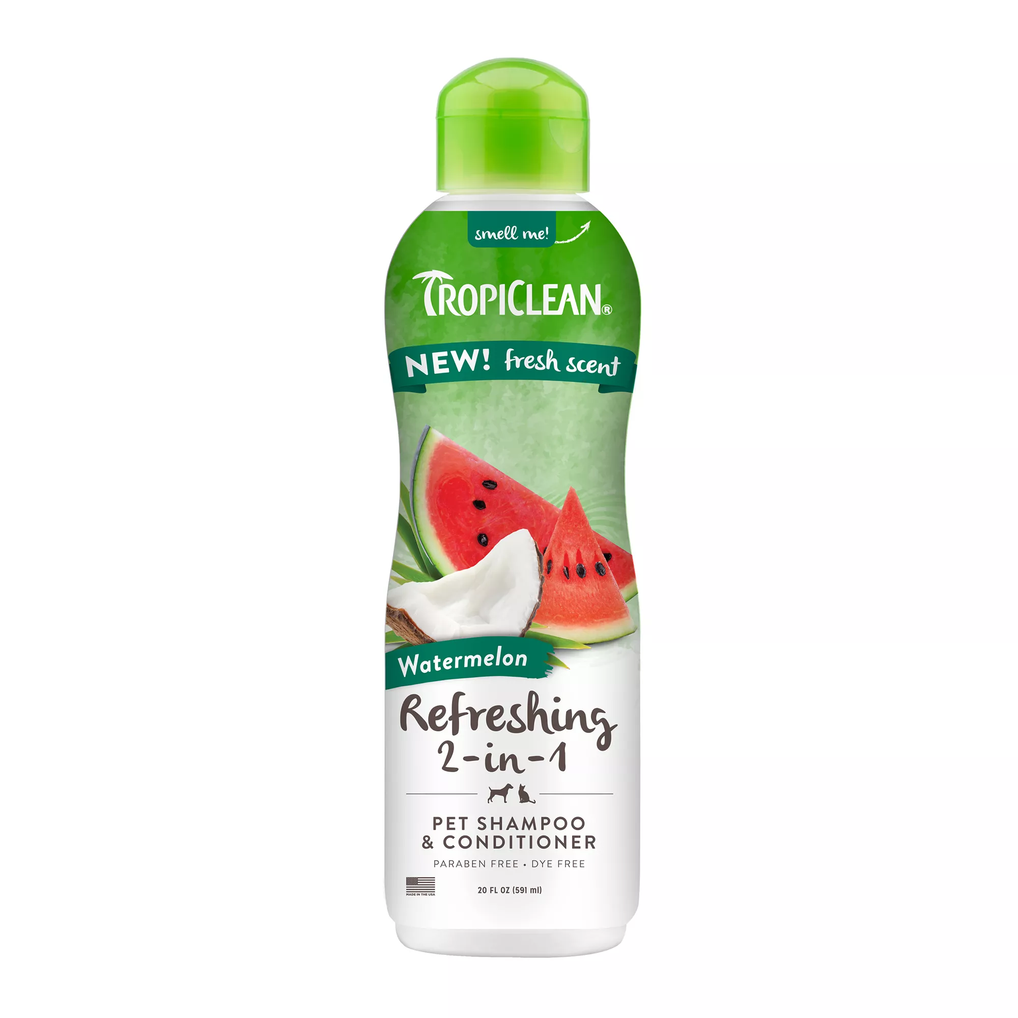 TropiClean® Watermelon Refreshing 2-in-1 Shampoo & Conditioner