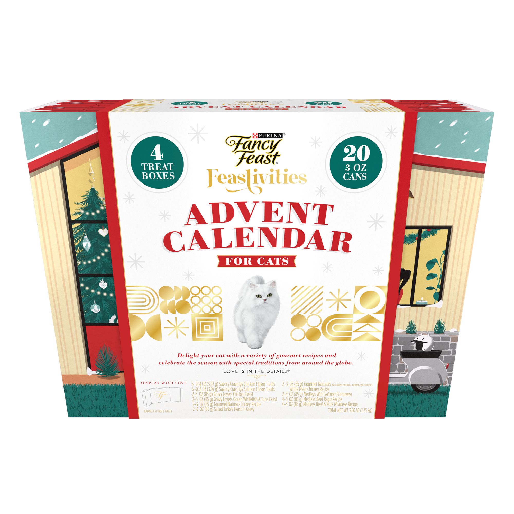 Fancy Feast Festivities Cat Advent Calendar cat Wet Food PetSmart