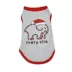 Hip Doggie Ivory Ella Holiday Santa Dog Tee image thumbnail 1