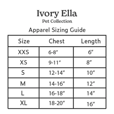 Hip Doggie Ivory Ella Holiday Scarf & Hat Elephant Dog Tee - Image 4