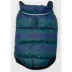 Hip Doggie Navy Plaid Flex-Fit Reversible Dog Coat image thumbnail 2