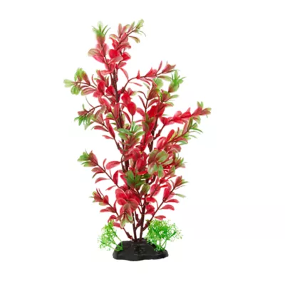 Product Top Fin® Artificial Green & Red Aquarium Plant - 12"