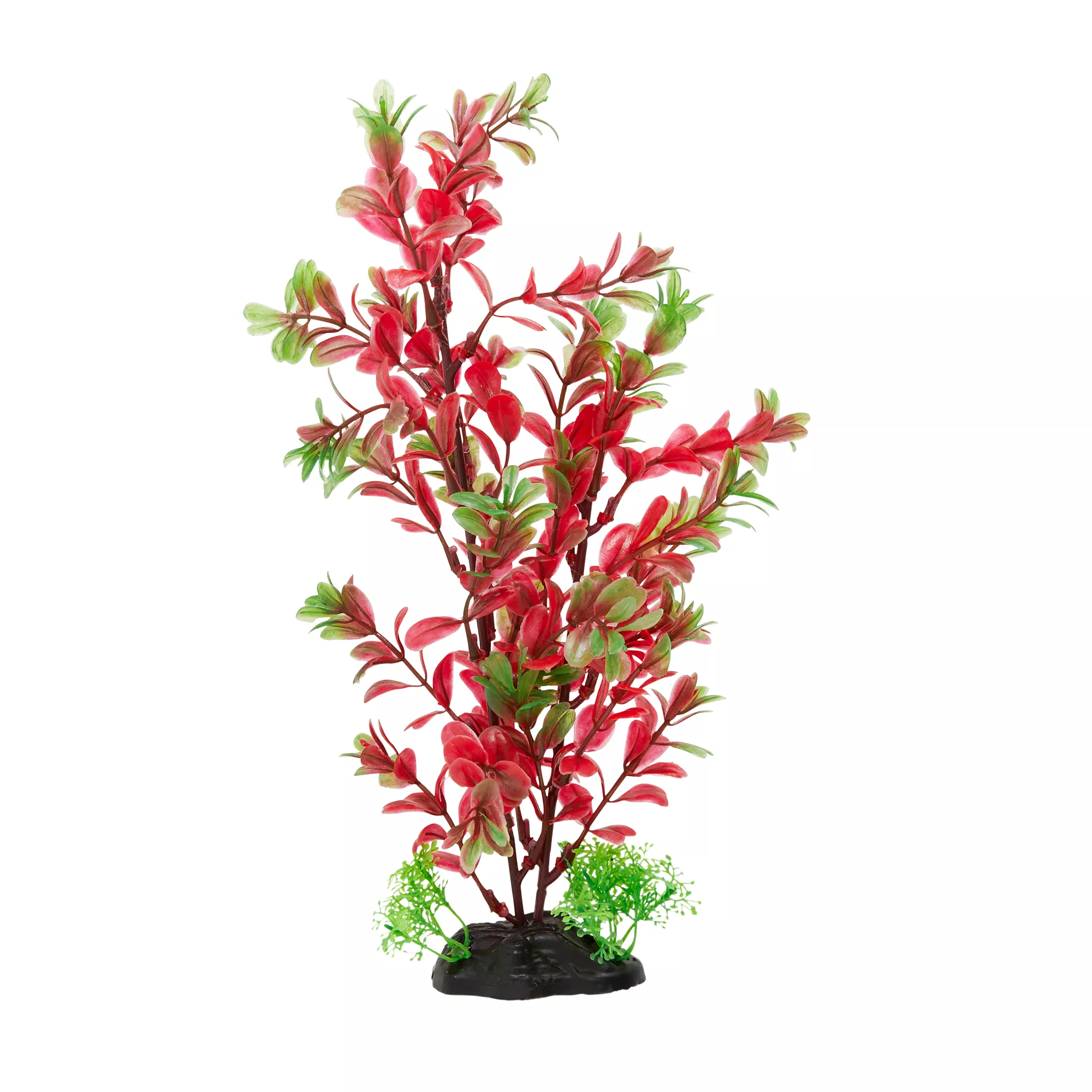 Top Fin® Artificial Green & Red Aquarium Plant - 12"