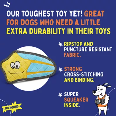 Product Joyhound Rip Roarin' Tough Shooting Star Dog Toy - Squeaker