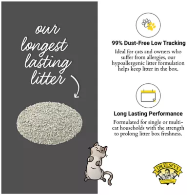 Product Dr. Elsey's Precious Cat Ultra+ Clumping Multi-Cat Clay Cat Litter - Low Dust, Low Tracking