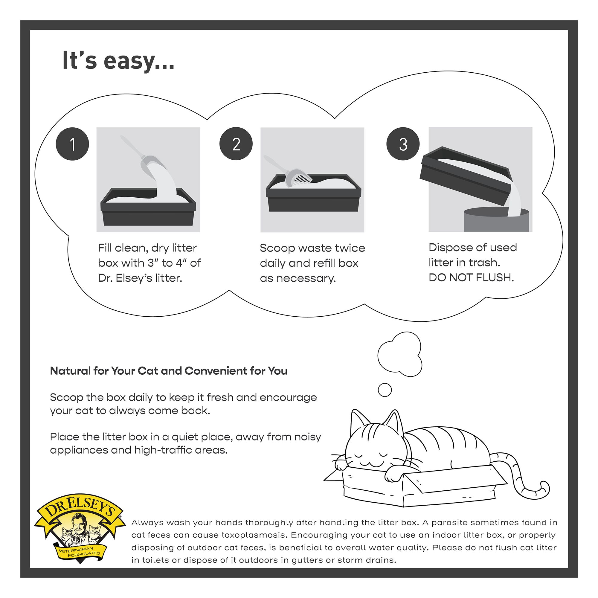 Dr. Elsey's Precious Cat Ultra+ Clumping Multi-Cat Clay Cat Litter - Low Dust, Low Tracking - thumbnail 7