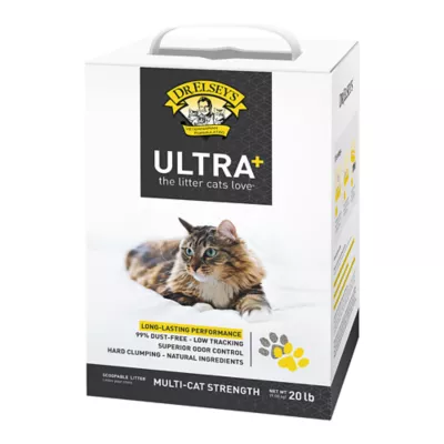 Product Dr. Elsey's Precious Cat Ultra+ Clumping Multi-Cat Clay Cat Litter - Low Dust, Low Tracking