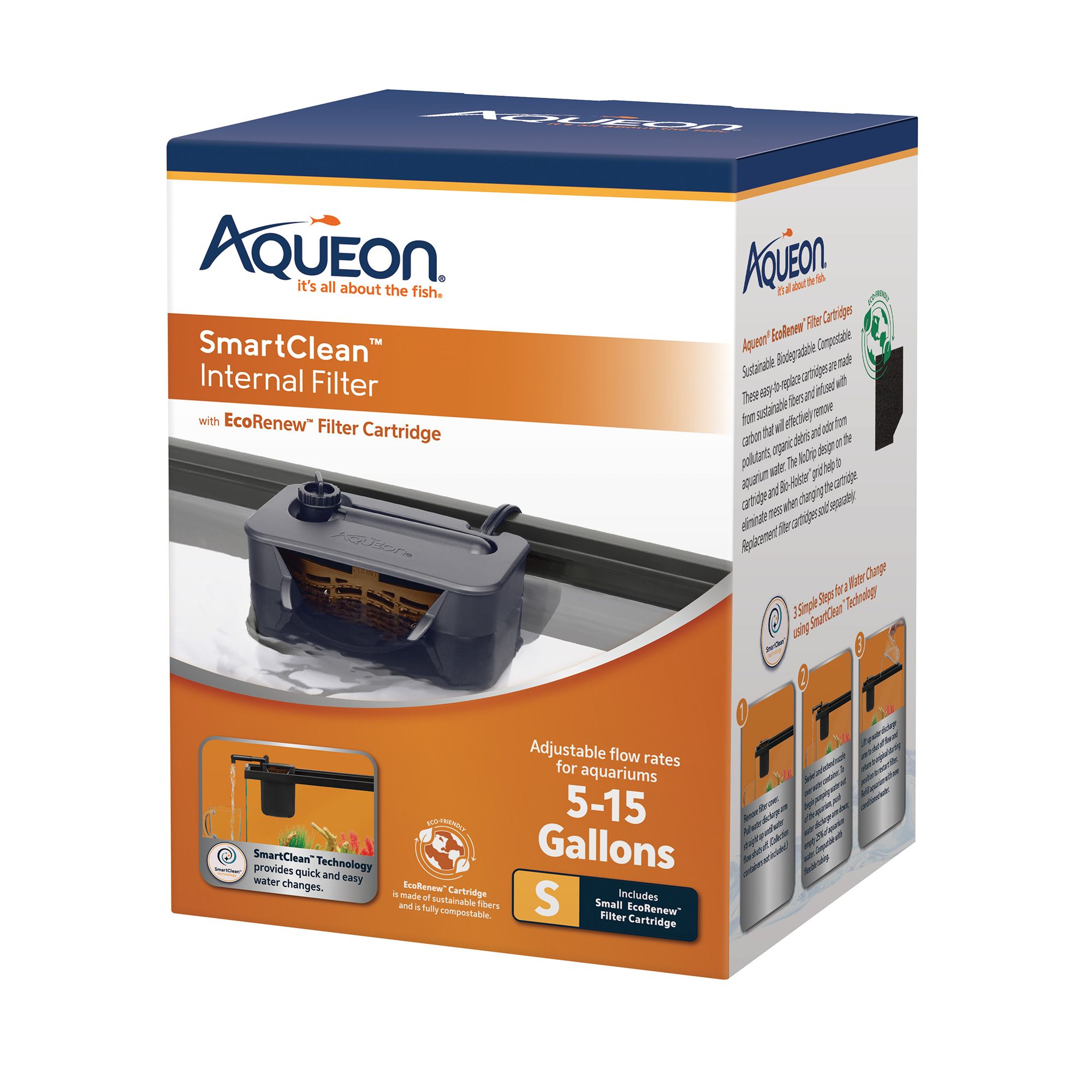 Aqueon QuietFlow Internal Power Filters fish Filters PetSmart