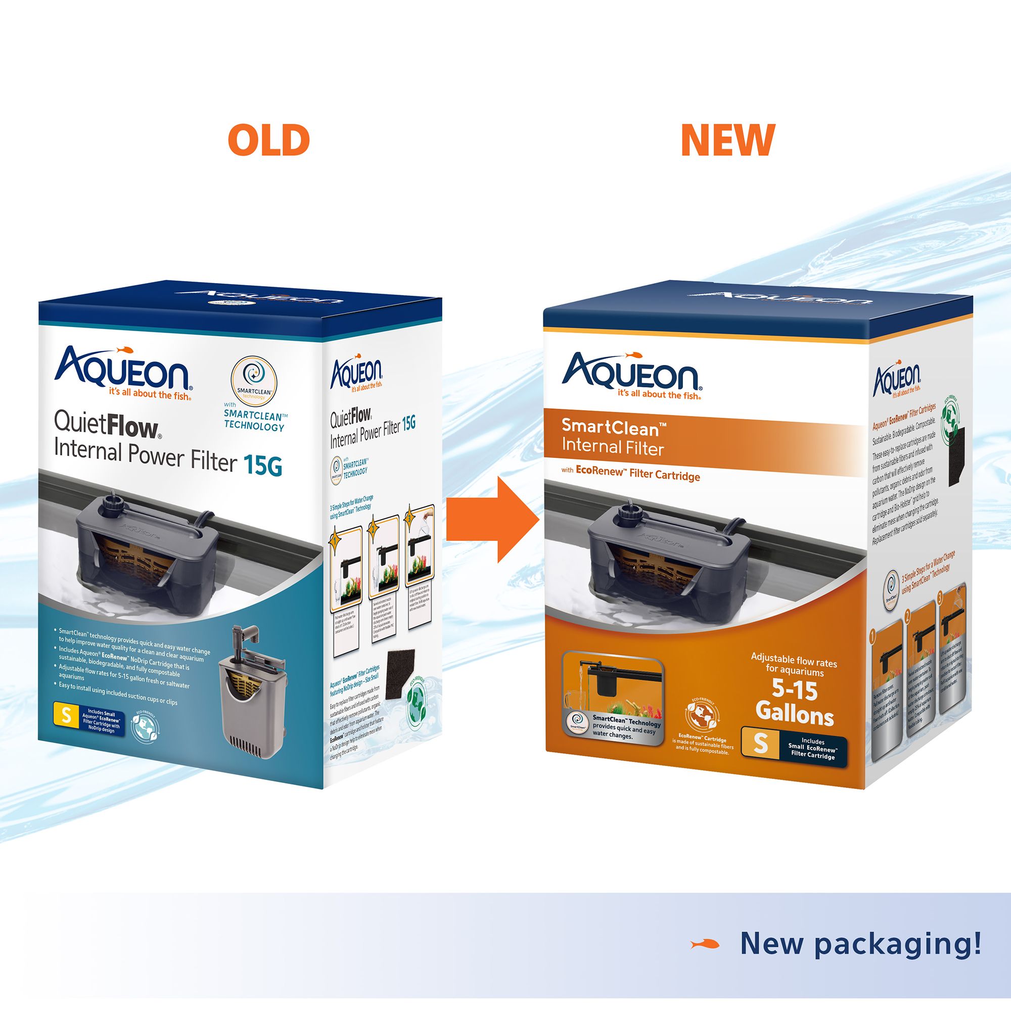 Aqueon QuietFlow Internal Power Filters