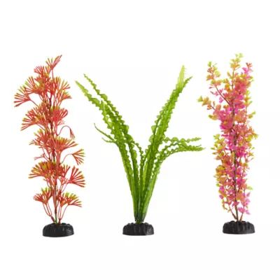 Product Top Fin® Artificial Multi Color Aquarium Plant  Variety Pack - Up to 12.5"