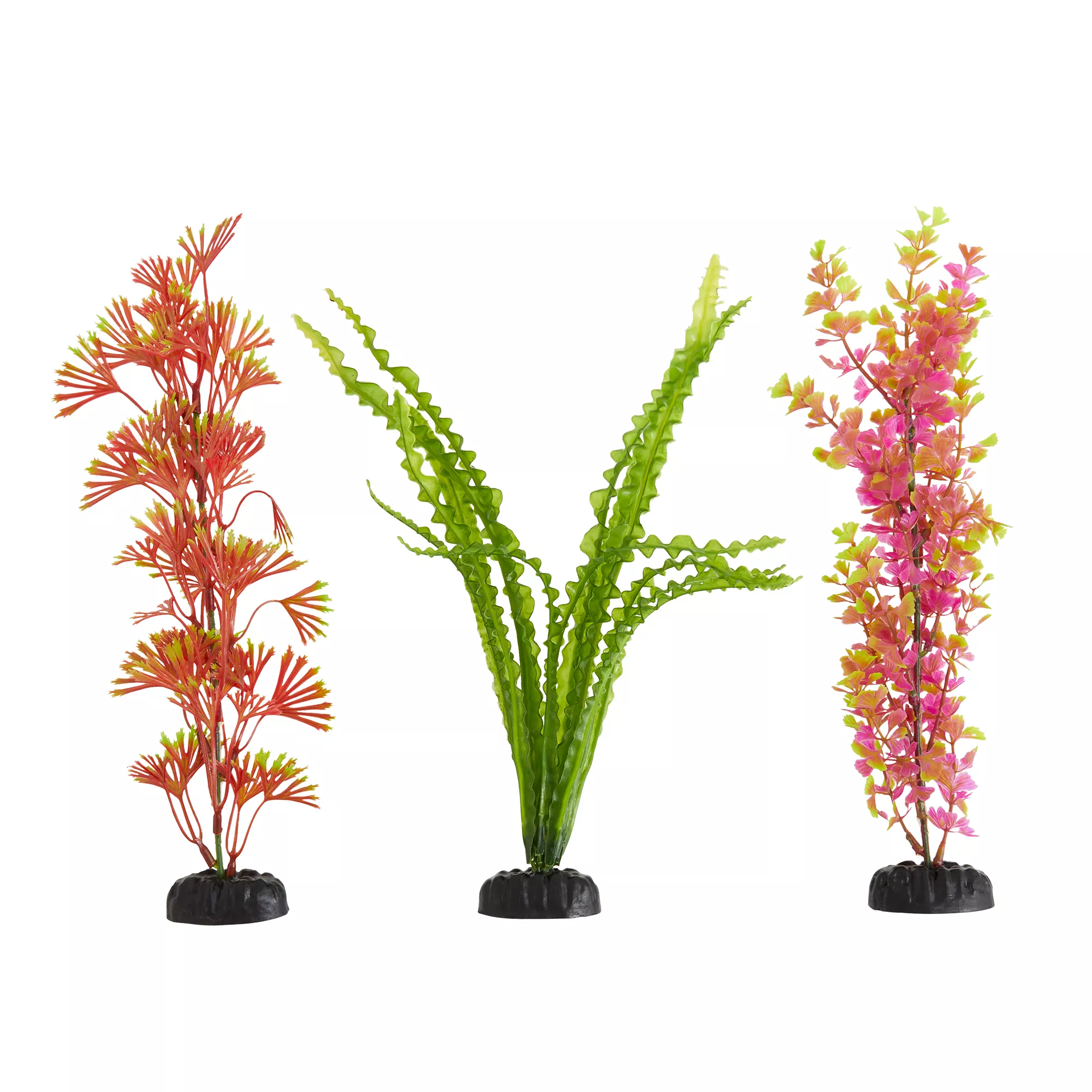 Top Fin® Artificial Multi Color Aquarium Plant  Variety Pack - Up to 12.5"