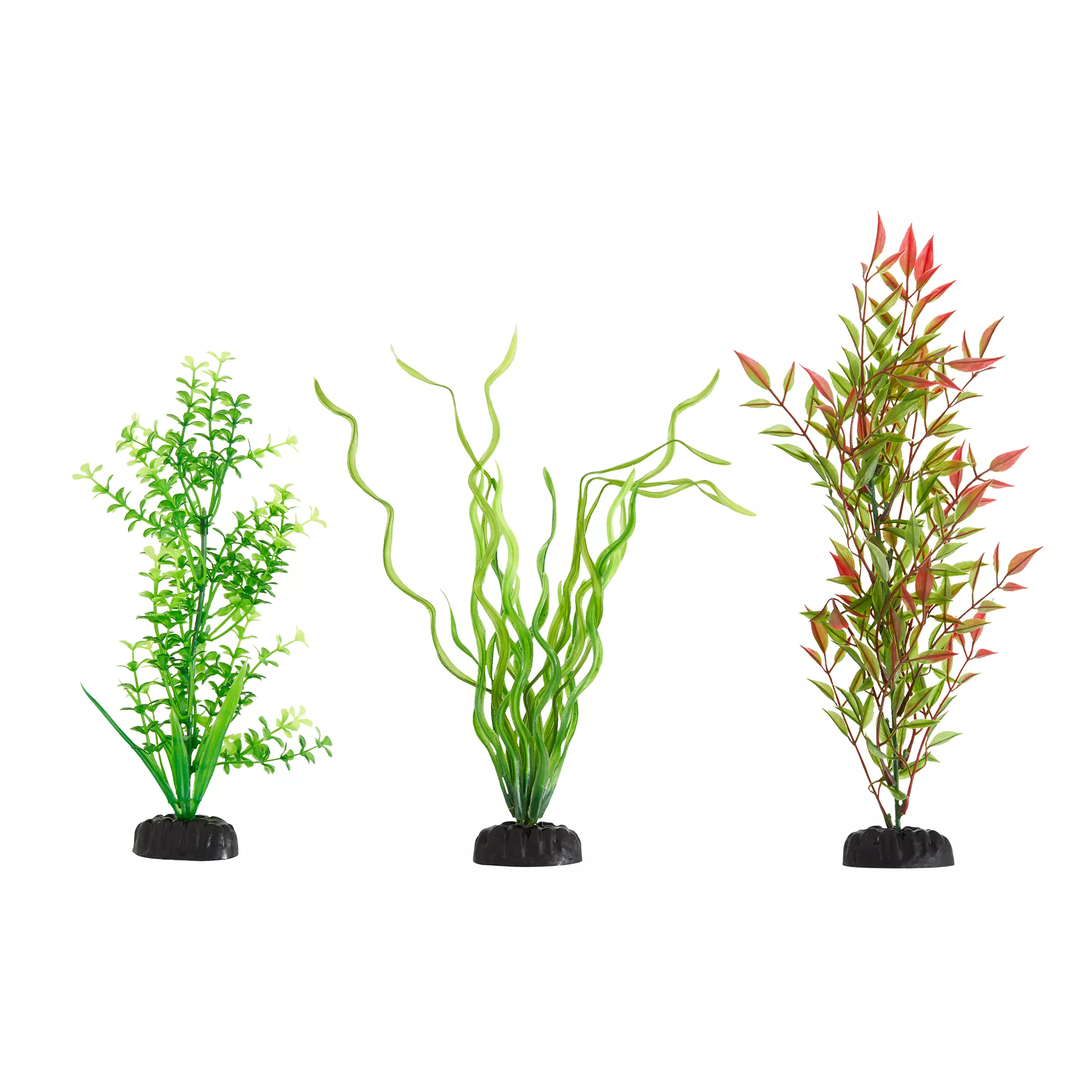 Top Fin® Artificial Multi Color Aquarium Plant  Variety Pack - Up to 13"