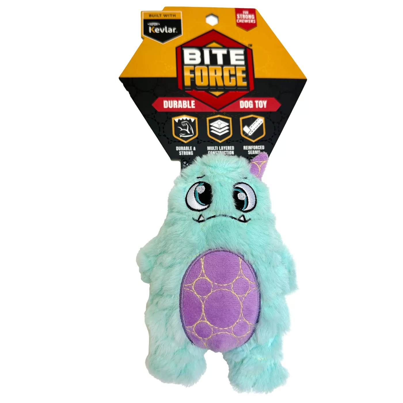 Bite Force The Goofy Giant Kevlar Monster Tough Plush Dog Toy