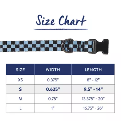Product Top Paw® Checkered Dog Collar