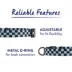 Top Paw® Blue Checkered Dog Collar image thumbnail 3