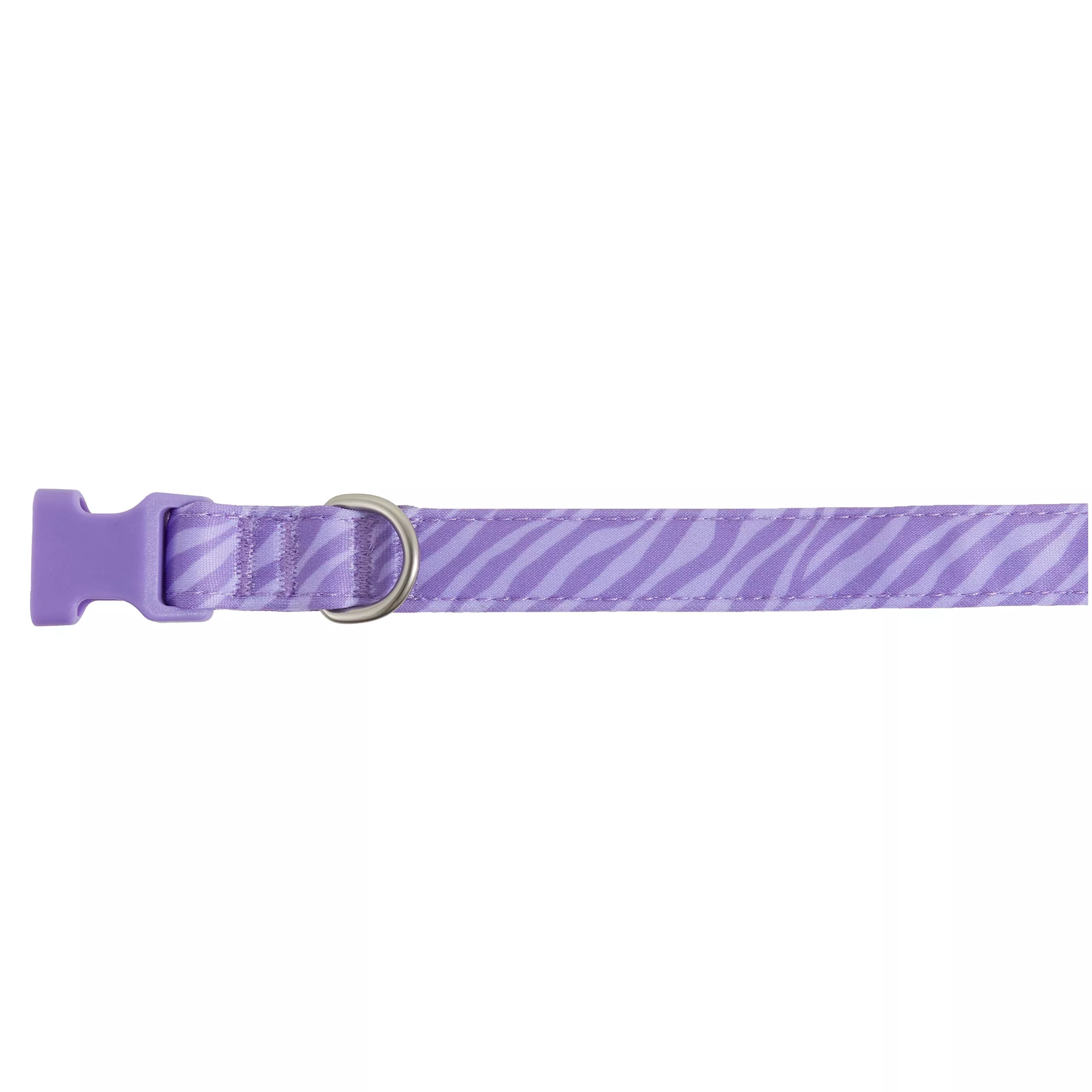 Top Paw® Purple Zebra Print Dog Collar