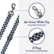 Product Top Paw® Checkered Dog Leash: 4-ft long, 1-in wide